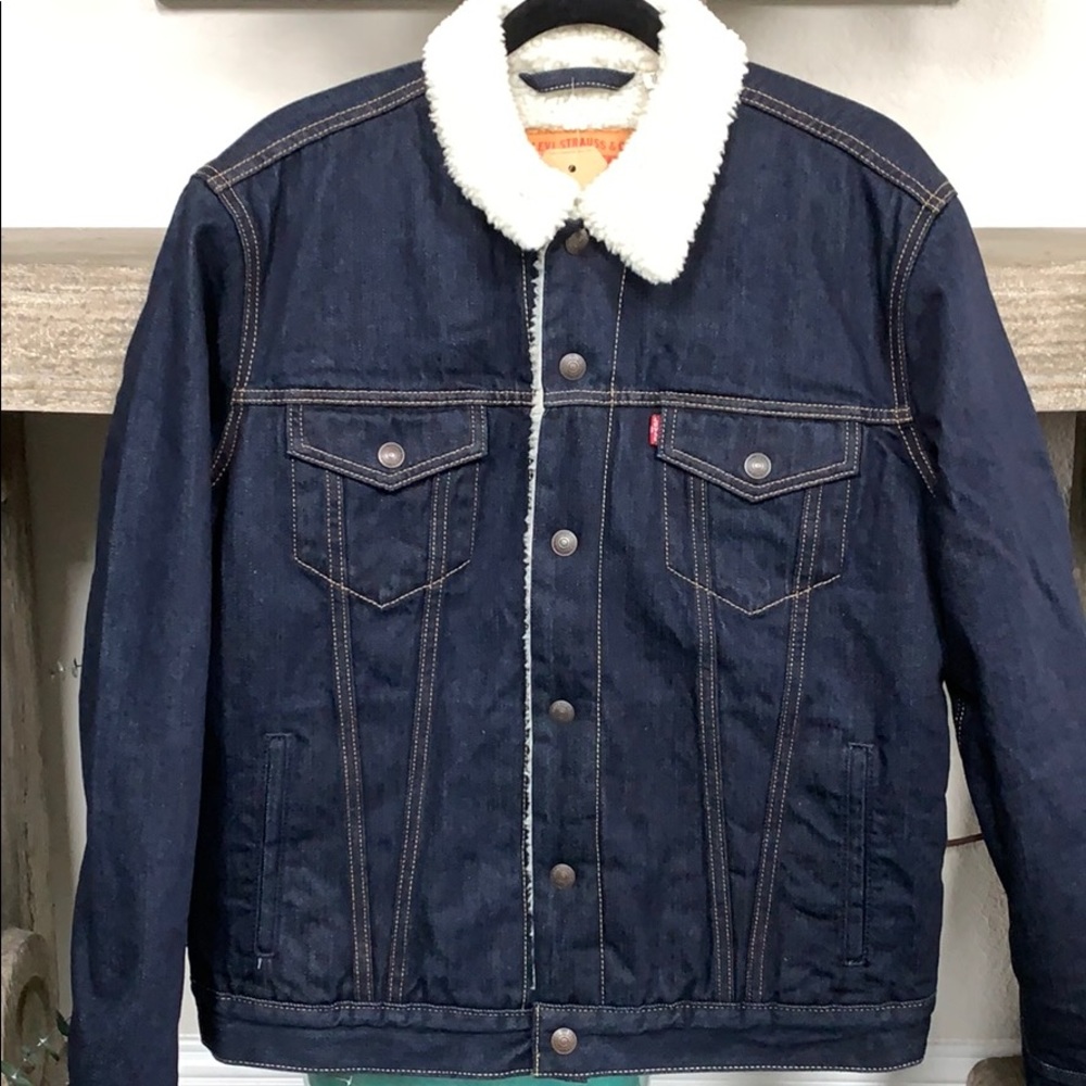 Levi’s Sherpa Denim Jacket NWT